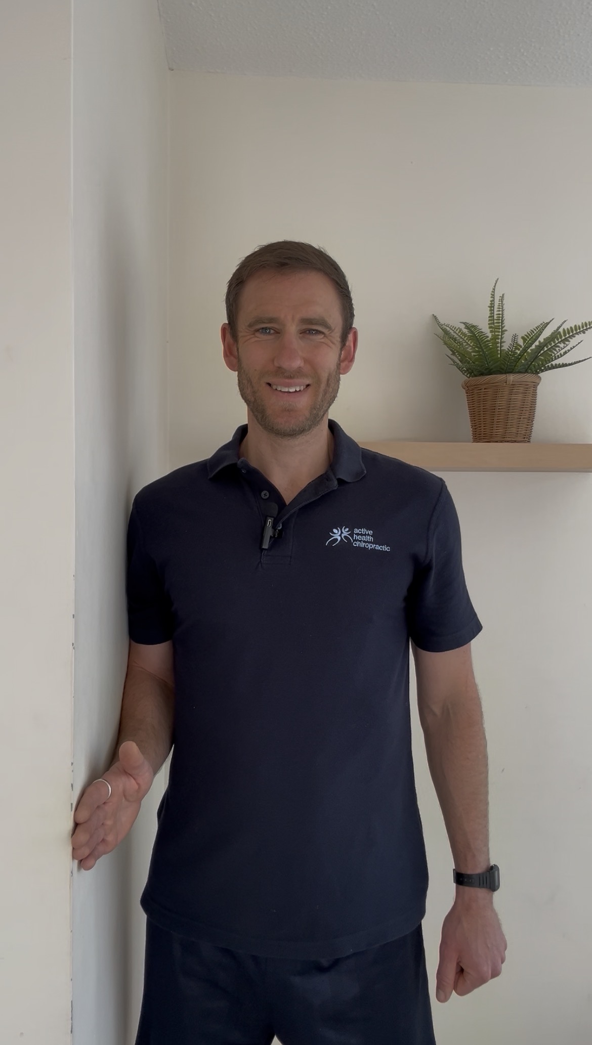 Isometric Shoulder External Rotation (Wall Press)
